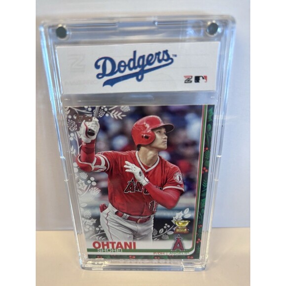 SHOHEI OHTANI 2019 Topps Holiday Rookie Cup Card Zion Mag Los Angeles Do… - Picture 2 of 5